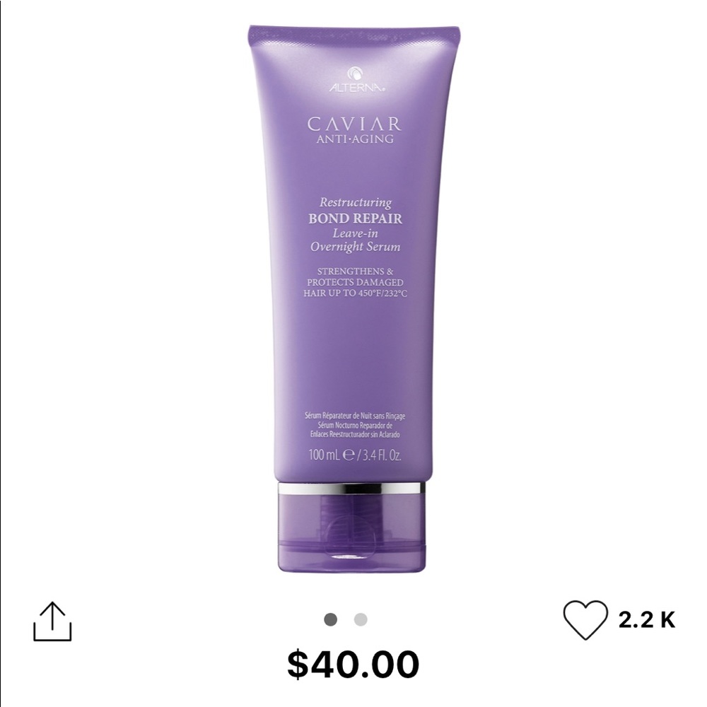 Alterna Caviar Anti-Aging Leave-In Overnight Serum
